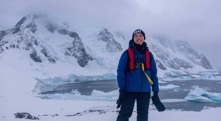 Foo Tun Shien at Antarctica