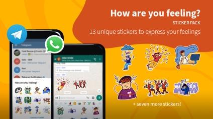 Express your feelings with our sticker pack